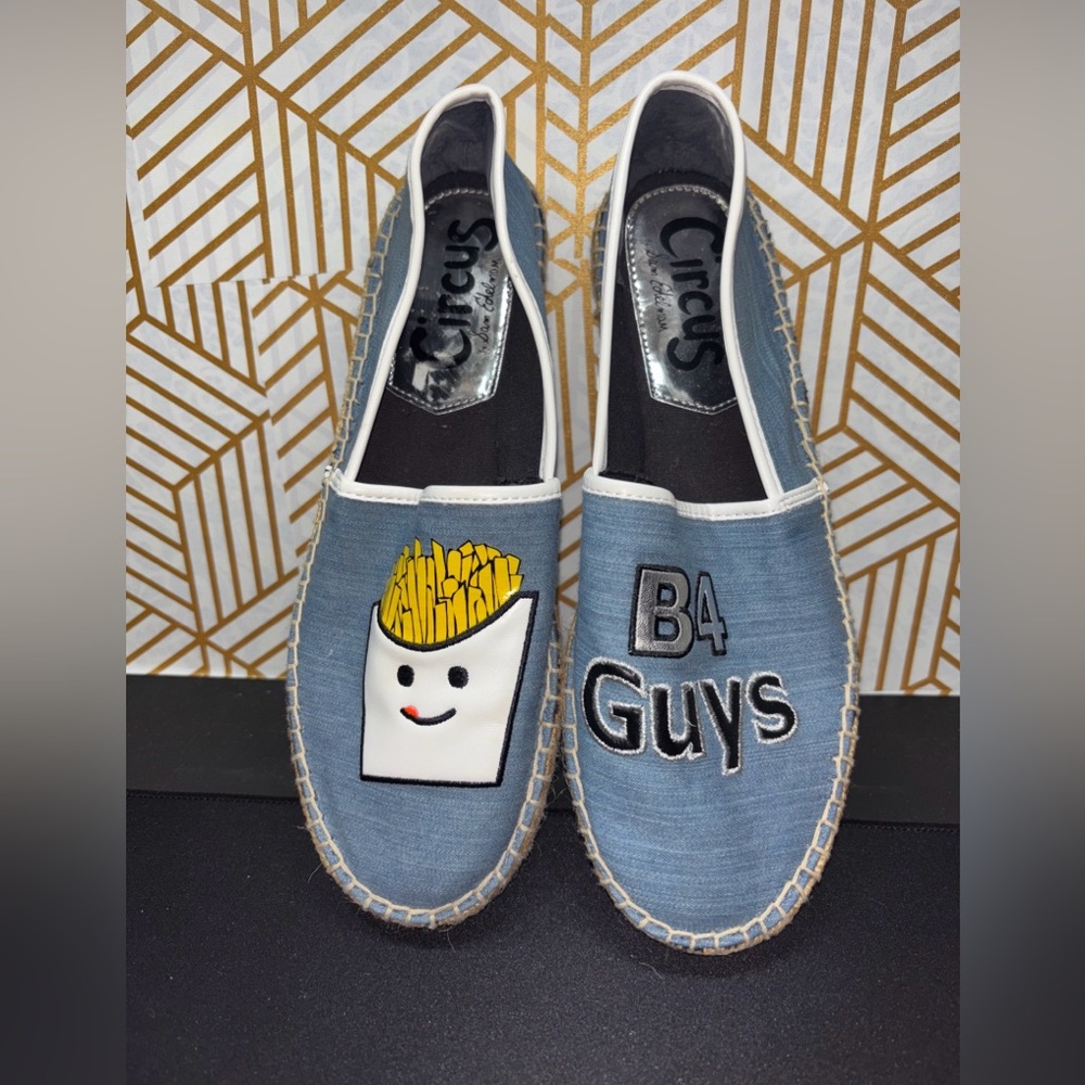 Circus Sam Edelman Leni Espadrilles Slip on Shoes Fries B4 Guys Women Size 8.5M